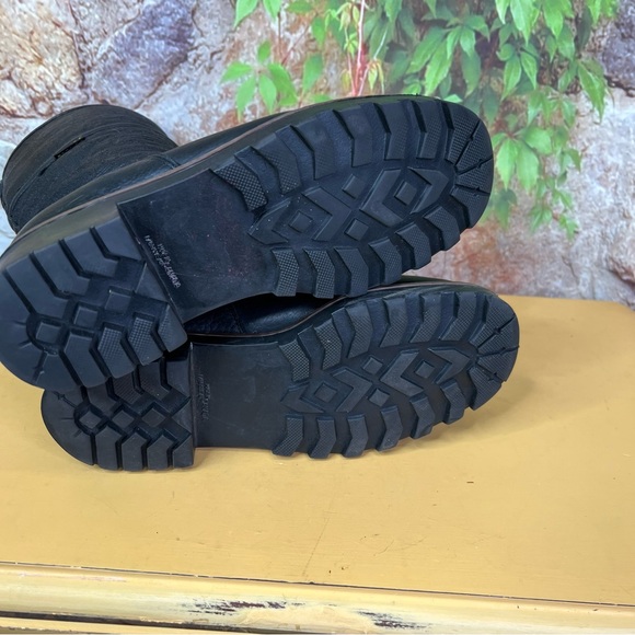 BLONDO Black Leather Shearling Lined Boots, 9.5B - Picture 12 of 13